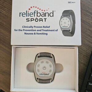 Reliefband Sport Anti-Nausea Wristband -  Motion Sickness, Anxiety, Migraine